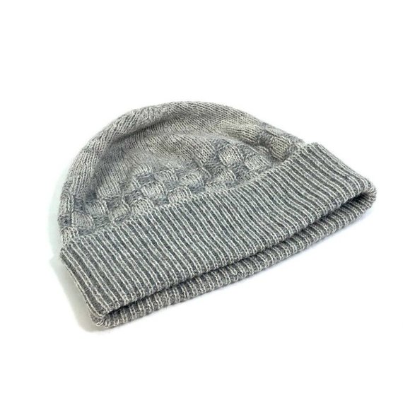 LOUIS VUITTON Damier Beanie fashion accessories/apparel Knit hat wool gray - Picture 6 of 13